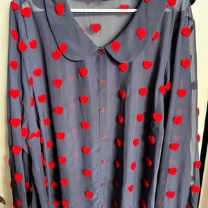 ModCloth heart blouse